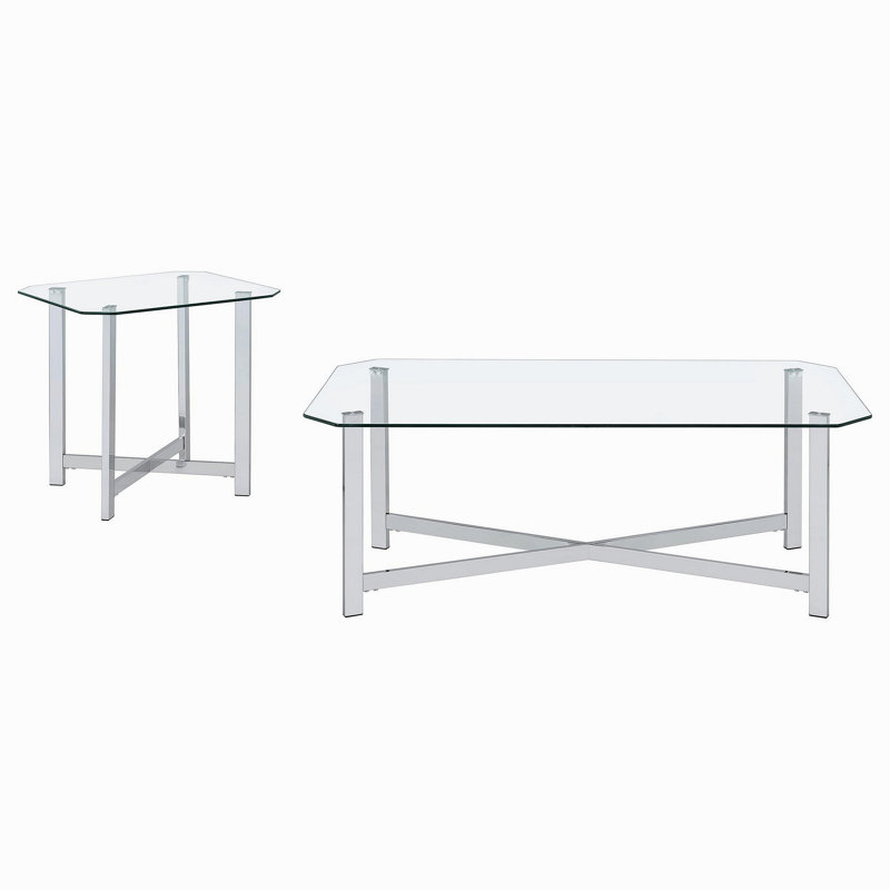 Ensemble de tables basses 2 pièces Linda