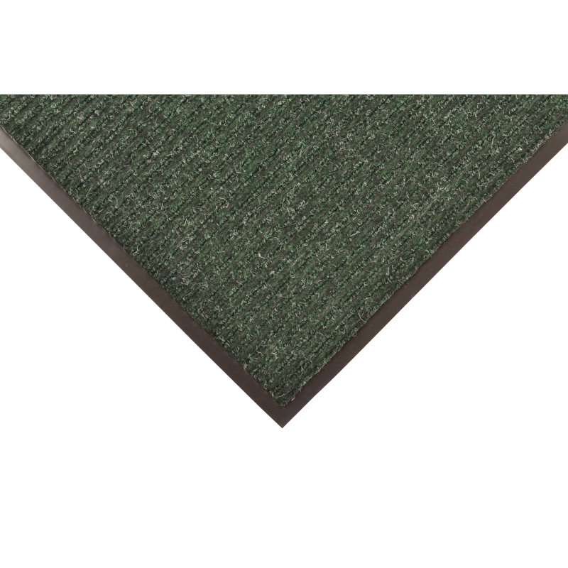 Indoor / Outdoor Doormat, Green, Rectangle 3' x 4'