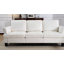 Canapé 84 po rembourré 3 places en velours côtelé blanc 84 po-740634833