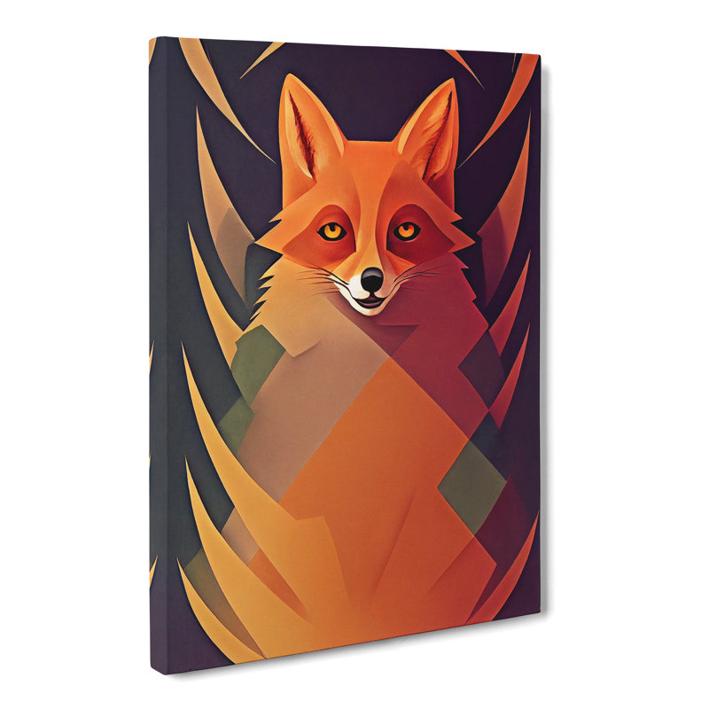 Fox Unique Abstract Vol.3 - Wrapped Canvas, 76cm H x 50cm W x 3cm D