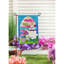 Drapeau de jardin en toile de jute 18 x 12,5 po Anneloes