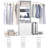 25" - 103" Closet System with Cabinets（Adjustable rod/clapboard）-1925016036