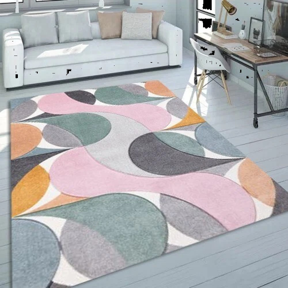 Modern Stylish Geometric Area Rug Living Room Bedroom Carpet Hallway Runner Kitchen Floor Mat