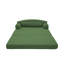 Canapé-lit pliable en velours côtelé Corduroy - Canapé convertible en mousse haute densité (vert)-133411915-133411916