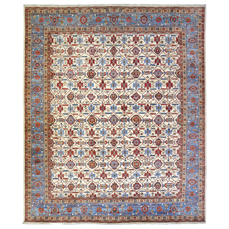 Bakshaish One-of-a-Kind 11'8" X 14'4" New Age Wool Area Rug in