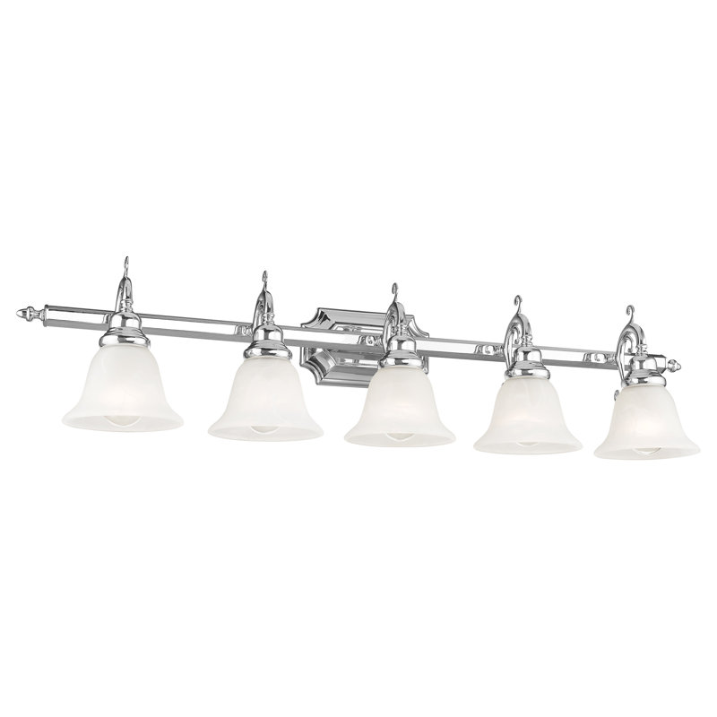 Christiansburg 5 - Light Dimmable Vanity Light, Polished Chrome
