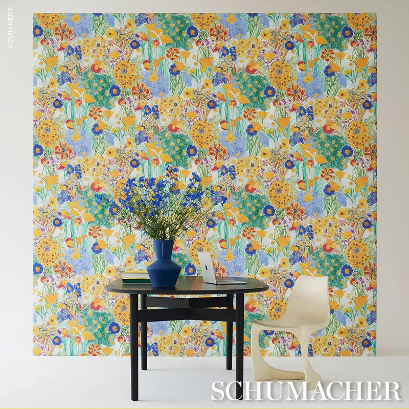 Frank's Garden Wallpaper, Violet