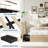 Twin XL Wood Platform Bed Frame with 2 Storage Drawers, No Box Spring-381482742-381482748