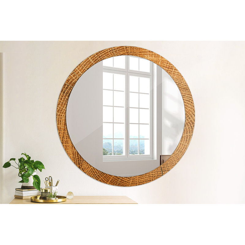 Huldar Glass Flat Wall Mirror