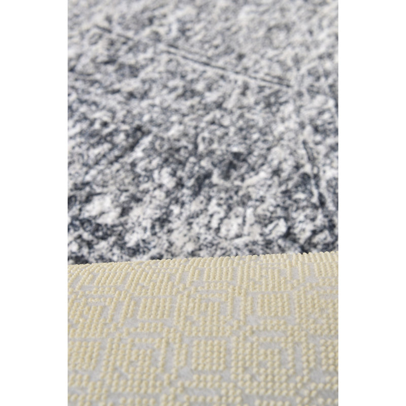 Tapis de bain antibactérien 100% polyester d'un diamètre de 55,1 pouces | Dessous antidérapant, hauteur des poils: 0,4 pouce, 700 grammes par mètre carré | Lavable à la machine, durable et élégant pour la sécurité et le confort de la salle de bain