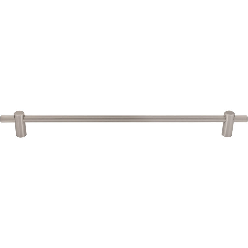 Dempsey Appliance Pull, Brushed Satin Nickel, 18" Center to Center