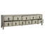 Tiroir large Bismark de 114 po, blanc