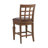 Napa Solid Rubber Wood Counter Height Swivel Stool With Back-72720627-72720630