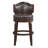 Dupo Swivel Upholstered Counter Stool