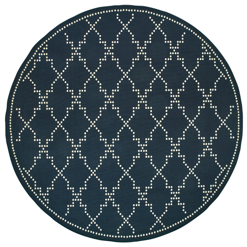 Tapis d'intérieur et d'extérieur Anastasaos, Rond 7 pi 10 po