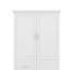 Armoire de rangement haute et large avec portes et trois tiroirs-1628456128
