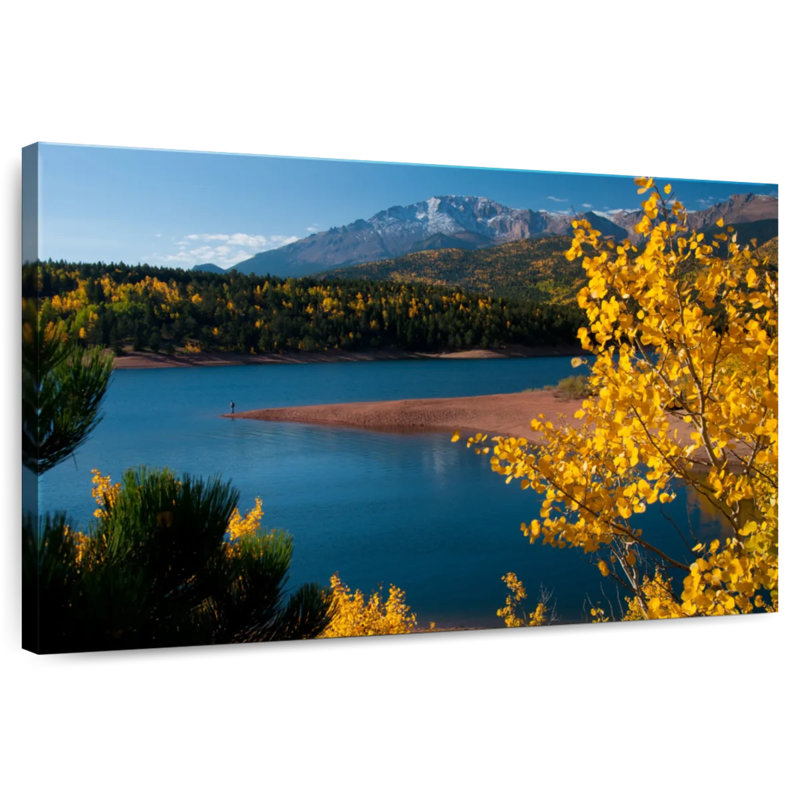 Réservoir de cristal Alvord - automne, H 34 po x l 51 po