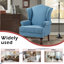 Dokun Berio 79 Cm Wide Linen Wingback Chair-236079921