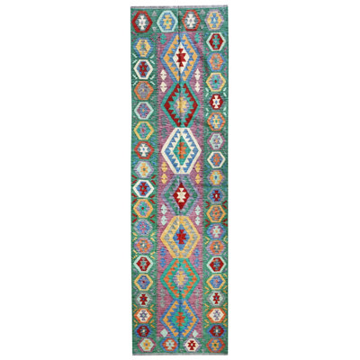 Uzbek One-of-a-Kind Runner 2'9" X 9'5" Hand Knotted Area Rug