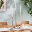 Ensemble de chandelles de table en métal 3 pièces Kimona-118019010