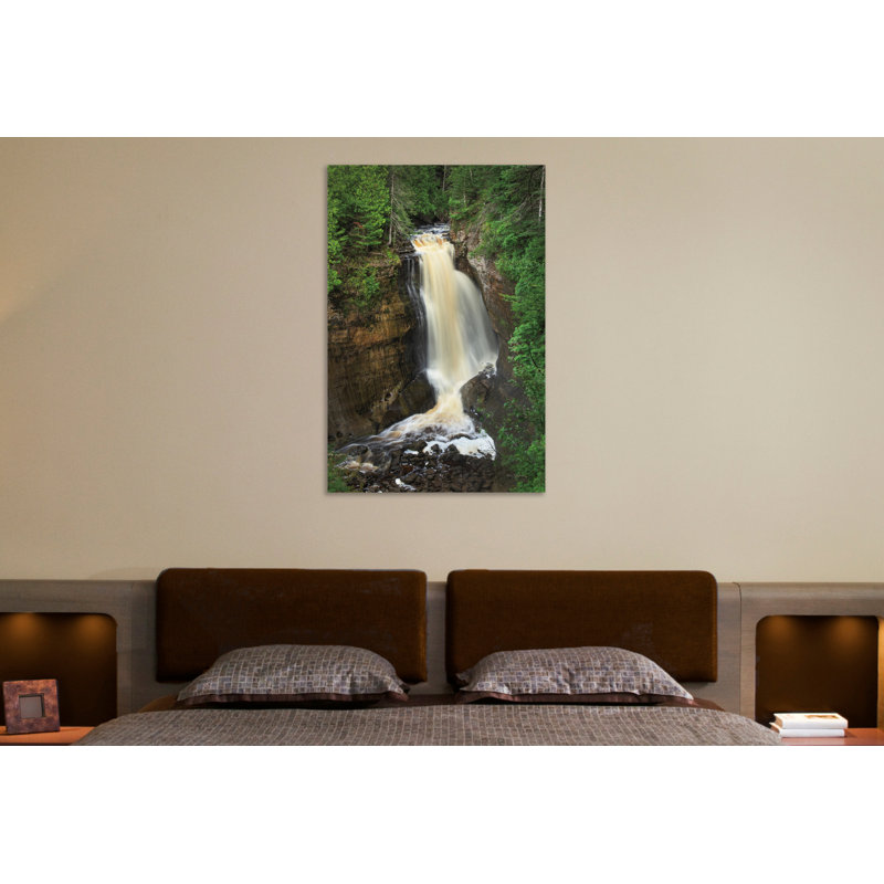 « Miners Falls Michigan » par Alan Majchrowicz-reproduction de photo sur toile tendue, H 48 po x l 32 po x P 1,5 po