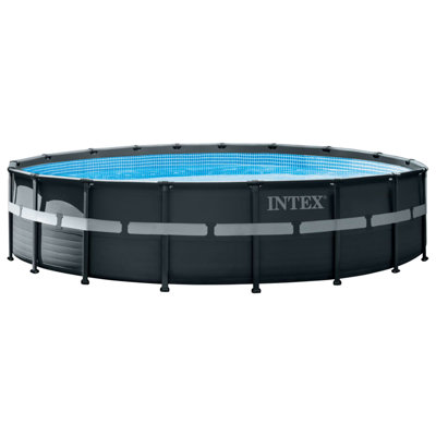 VidaXL Steel Frame Set Pool