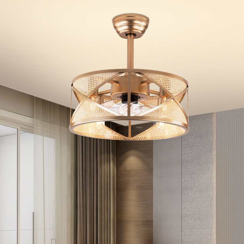 Shondale 18 inch Smart Ceiling Fan with Light and Remote Control