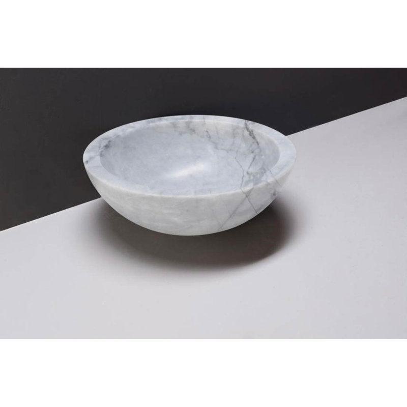 Forzalaqua Granite Handmade Circular Bathroom Sink