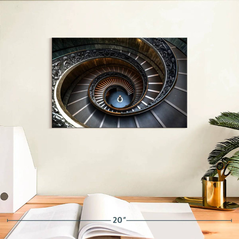 Escalier en colimaçon Lilie, H 8 po x l 12 po