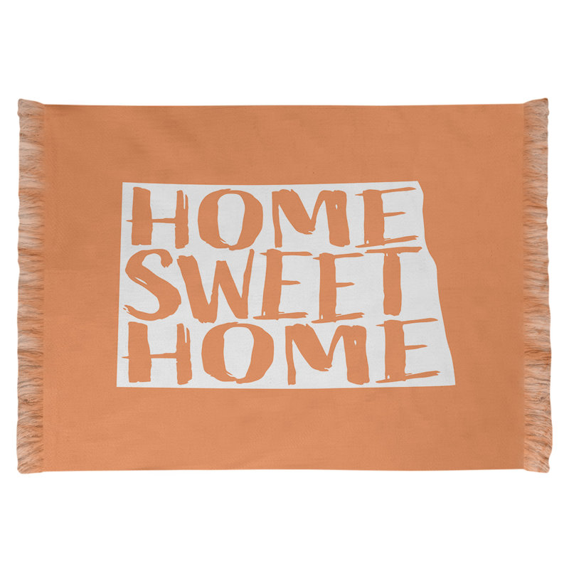 Tapis de zone orange north dakota home