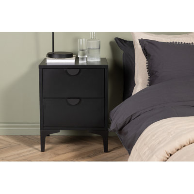 Losada 45cm W Steel Bedside Table