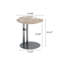 Table de bout en noir