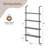 4-tier Wall-mounted Ladder Shelf Display Bookshelf With Heavy-duty Metal Frame-522296232