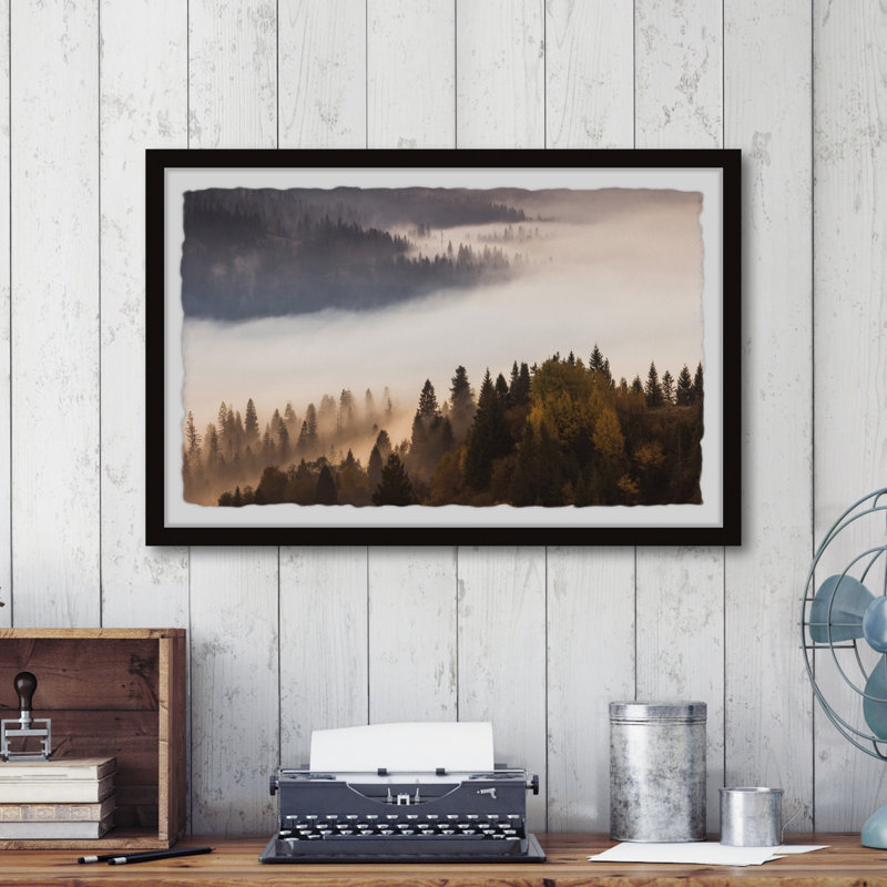 Into The Forest - Single Picture Frame Print, 41cm H x 61cm W x 3.81cm D
