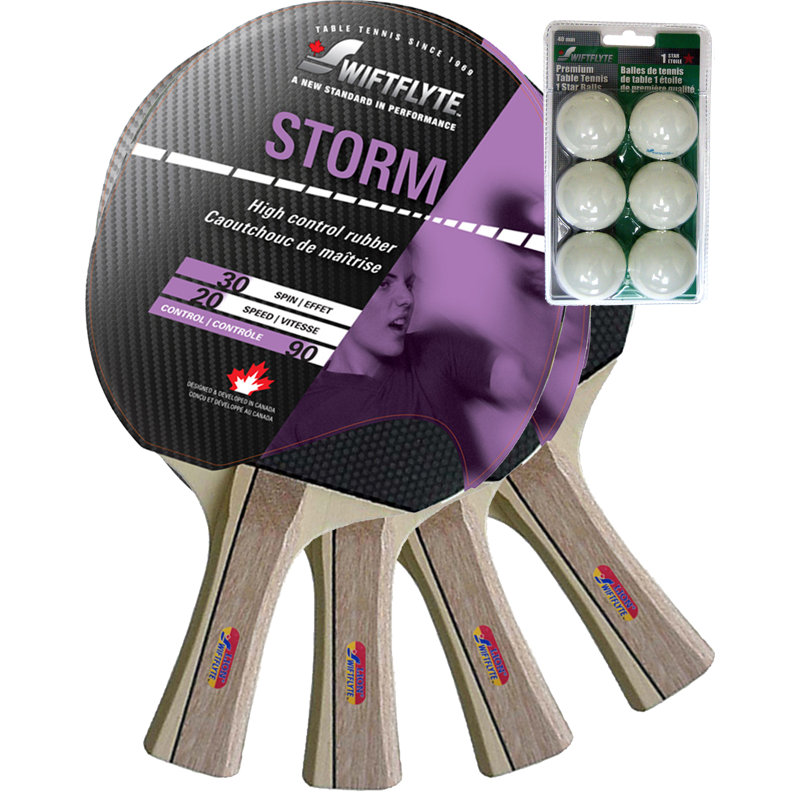 Table de tennis de table d'intérieur pliable Match avec raquettes et balles