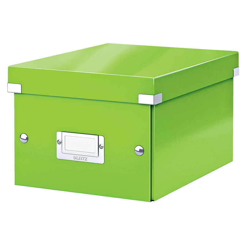 Leitz Decorative Bin, Green, 22cm H x 16cm W x 28.2cm D