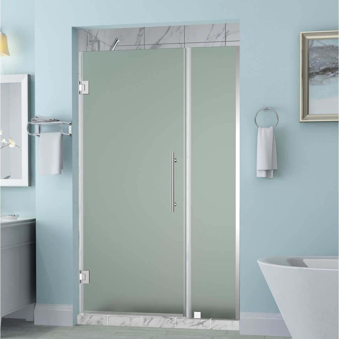 Belmore 38 x 72 Hinged Frameless Shower Door Aston 