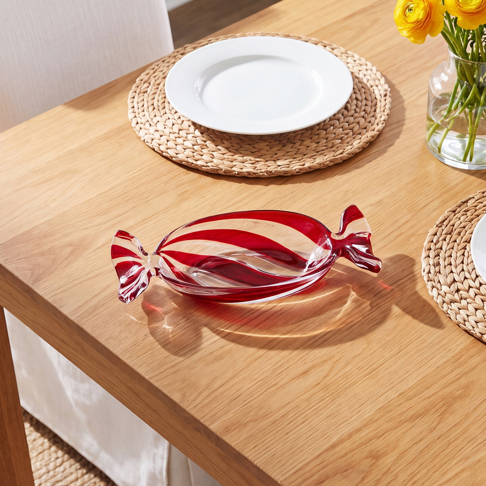 Christmas Platter, 9.45" H x 4.21" W x 1.38" D