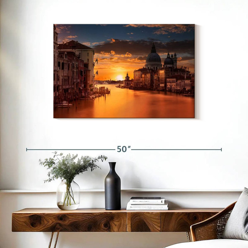 Rorry Venice Waters, 24" H x 36" W