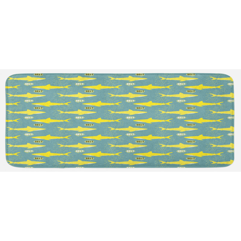 Coastal Synthetic Kitchen Mat