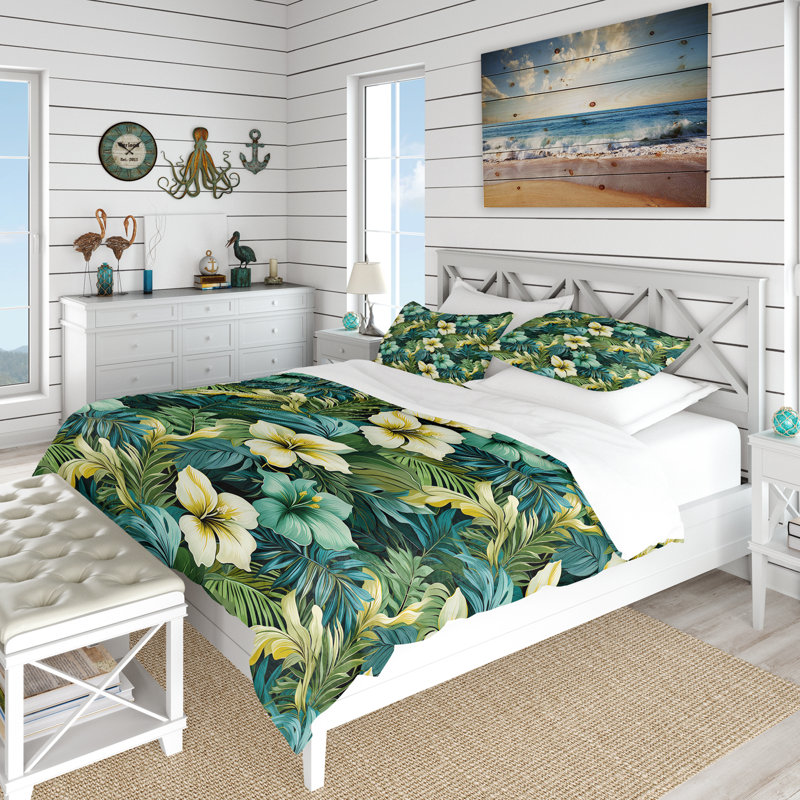 Ensemble de housse de couette Mirage, Housse de couette simple + 1 taie décorative stan