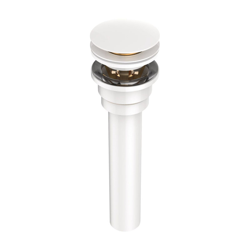 Vessel Sink Drain Kit, Gloss White