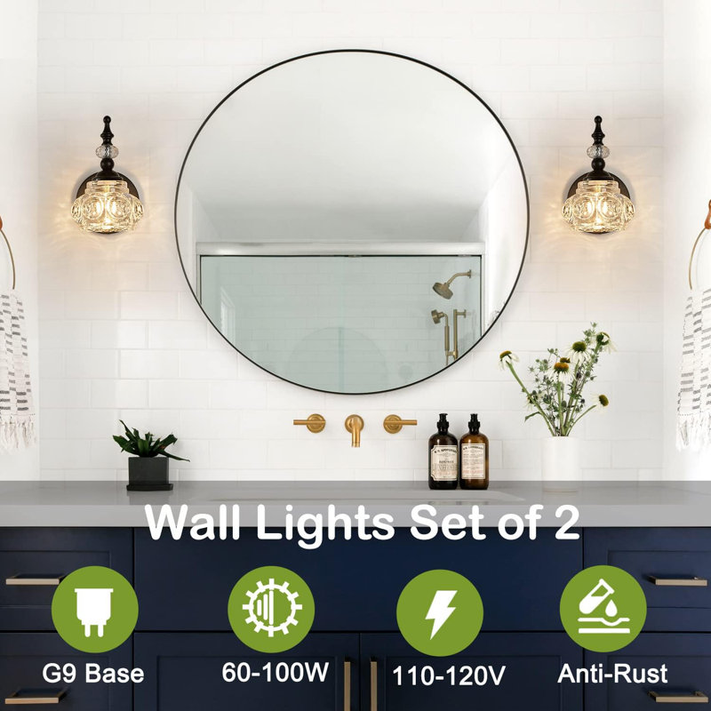 Aljet Corner Wall Light, Matte Black