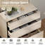 Bibliothèque Aadam 3 PCS 72 po avec 3 tiroirs et tablettes ajustables-1048756706