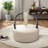 High-end solid wood swivel chair