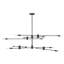 Lustre linéaire spoutnik moderne à 12 lumières Jordy-64157298