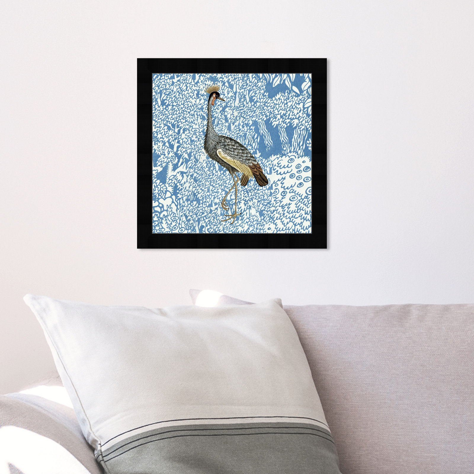 Bird Pose 2 by Oliver Gal, Black, 14" H x 14" W x 0.5" D
