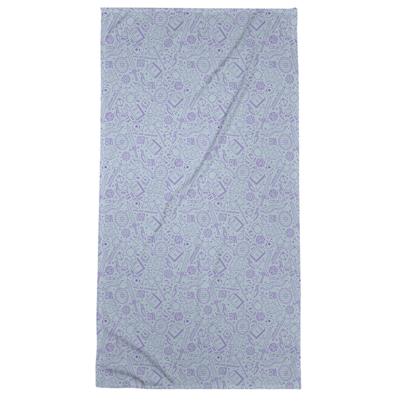 Katelyn Elizabeth Beach Towel, Blue/Purple
