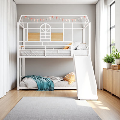 Twin Over Twin Metal Bunk Bed