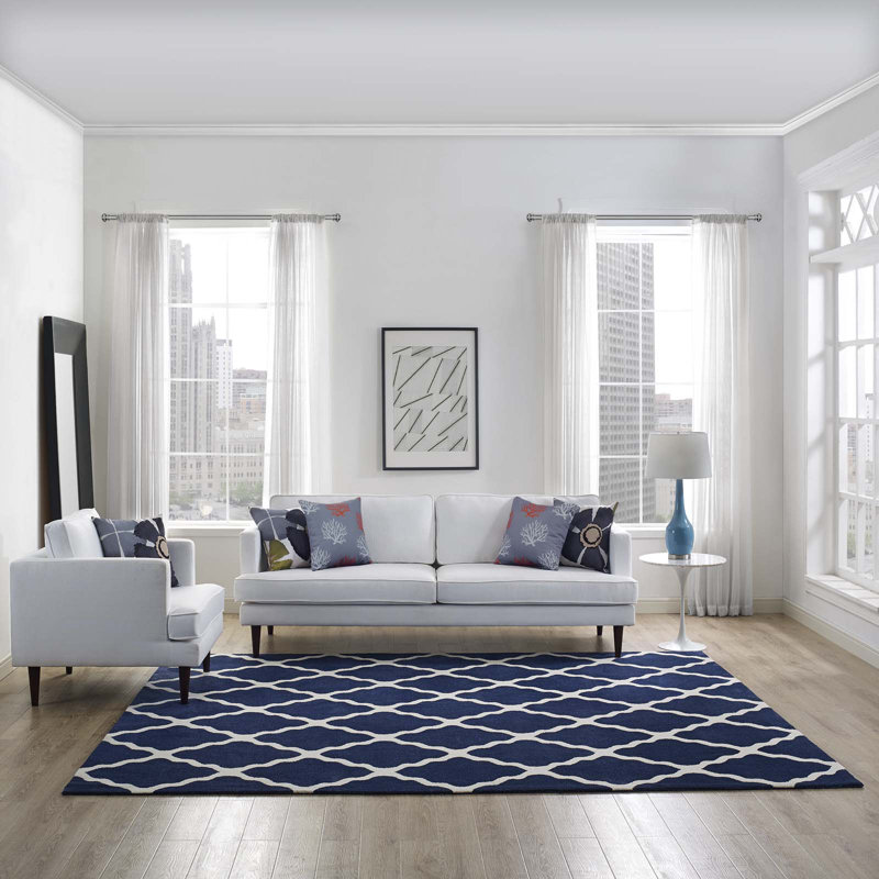 Modway Marja Moroccan Trellis Area Rug, Rectangle 8' x 10'